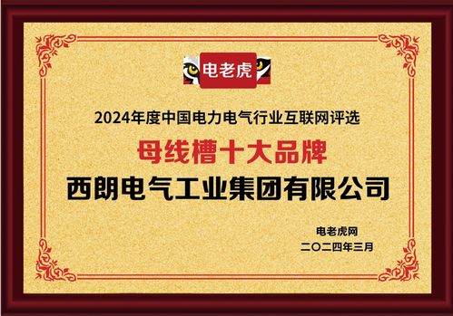 西朗電氣工業(yè)集團榮獲“母線槽十大品牌”稱號，卓越品質(zhì)鑄就行業(yè)標桿
